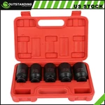 1/2" Deep Spindle Axle Nut Socket Set 12 Point Metric 30 32 34 35 36mm 5pcs. Fixed Price $31.64.
