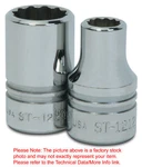 1-3/8"12pt Shallow 1/2"drive Supertorque High Polished Chrome Usa Socket St-1244. Fixed Price $18.57.