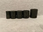 Snap-on Socket Lot 5 Shallow 1/2" Drive 9/16 7/8 15/16 Gtw301 1" 1 1/16 Gtw341. Fixed Price $98.88.