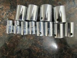 Proto Professional 12 Pcs Metric Socket Set From 8-19mm, Made In Usa, I#p1. Fixed Price $199.99.