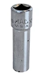 Mac Tools Usa Xd122r 3/8" Sae Deep Socket Drive 12 Point Chrome Finish. Fixed Price $9.99.
