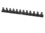 Snap On Tools 3/8" Quick Release Locking Socket Rail Holder Spring Rare Black. Fixed Price $134.95.
