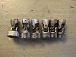 Mac Tools Usa 1/4" Dr. 6 Pt Universal Swivel 1/4 - 9/16" Socket Set Used. Fixed Price $52.00.