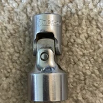 Snap-on Fvu24 3/4" Swivel Socket Shallow Universal 3/8" Drive 12 Point Tool Usa. Fixed Price $13.50.