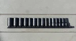 Snap-on 15pc 3/8" Flank Dr Semi-deep Metric 6pt 6-21mm Impact Socket Set + Rail. Fixed Price $249.00.