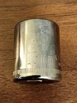 Craftsman Usa 13mm Socket 6 Point 1/4" Drive Inverted G. Fixed Price $9.50.