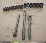 Ampco Imperial Socket Set Of 15 Al Br Non-sparking Hazardous 5/16 To 1 1/4 W-269. Fixed Price $714.29.
