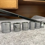 Snap On Fs081-fs281 1/4"-7/8" ; 3/8" Drive 6 Point Piece Shallow Socket Set. Fixed Price $50.00.