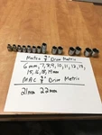 Matco /mac Tools 3/8" Drive Metric 6 Pt 14pc Socket Set 6mm To 22mm. Fixed Price $69.99.
