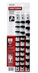 3pc Craftsman Socket Holder Rails Racks 1/4 3/8" 1/2" Mountable Usa Made 9-41829. Fixed Price $22.99.