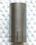 Craftsman Tools V47533, 1/2" Drive, 1-1/8" Socket, 3.2" Deep/high, 12 Point.. Fixed Price $11.39.