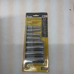Titan 68302 External Star Deep Socket Set Chrome-plated Steel 3/8" 1/2" 8pc. Fixed Price $14.99.