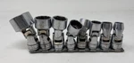 Snap-on 3/8" Drive 12point Sae Swivel Sockets Fu30 Fu24 Fs22 Fu20 Fu18 Fu16 Fu14. Fixed Price $19.99.