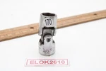 Craftsman V-43263 1/2" 3/8" Drive 6 Point Sae Universal Swivel Socket Usa Loose. Fixed Price $11.99.