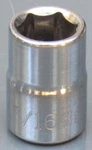 Master Mechanic, 3/8" Drive Shallow Socket, 7/16" Sae, 6 Pt, M1214h. Fixed Price $4.50.