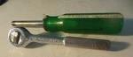 S-k Tools 1/4 Drive Ratchet Wrench 40970 + 40954 Spinner- Usa -works Great. Fixed Price $23.79.
