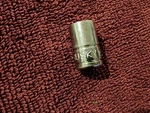 Husky 11/32" 6 Point 1/4" Drive Shallow Polished Chrome Socket. Fixed Price $1.99.