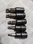 Snap-on Usa 3/8" Drive Mortorq Mts-4 Pinless Bit Socket Pfmts3e Pfmts2e Pfmts1e. Fixed Price $178.88.