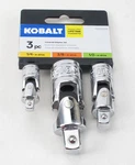 Kobalt 3-piece Universal Socket Swivel Adapter Set 1/4 3/8 1/2 Drive 0243328 New. Fixed Price $13.99.
