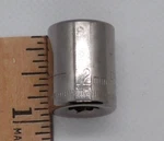 Vintage Craftsman 1/4" Drive 12mm 6 Point Shallow Socket Metric G2 43513 Usa Nos. Fixed Price $8.53.