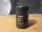 Matco Adv Cp15m6v 1/2" Drive Shallow Socket 1-pc. 15mm Impact New. Fixed Price $15.50.
