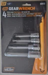 New Gearwrench 80572 4pc 3/8" & 1/2" Triple Square Bit Socket Set Free Ship. Fixed Price $25.85.