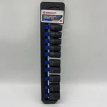 Jobsmart 10 Piece 1/2 In. Drive Impact Metric Socket Set. Fixed Price $15.00.