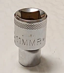 Mac Tools V6-11mmr, 1/2" Drive, 11mm. Socket, Shallow, 6 Point *knurled*. Fixed Price $23.95.