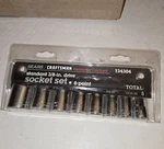 Sears Craftsman Usa Sae 3/8" Drive Socket Set 6pt 34304 G Series Of 8. Fixed Price $29.95.