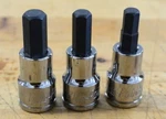 Blue Point 3 Pc 3/8" Dr Hex Allen Metric Sockets Blph3810 Blph388 Blph387 (g8). Fixed Price $45.00.