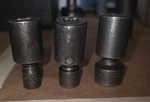Mac Xup 3/8in. 6 Point Swivel Black Impact Sockets Sizes 3/8, 7/16, 5/8. Fixed Price $30.00.