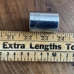 Vintage Craftsman 1/2" Drive 22mm 12 Point Shallow Socket Metric 44239 V Usa. Fixed Price $4.49.