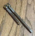 Snap On Tool 1/4" Wobble 4 6" Long Socket Ratchet Extension Lot Set Knurled. Fixed Price $72.00.