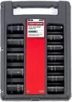 Nos 15886 Craftsman 12 Piece 1/2 Drive 6 Point Deep Laser Sized Impact Sockets. Fixed Price $69.99.