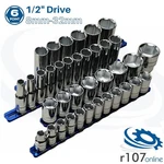 Blue Point 1/2" Shallow & Deep Sockets 8mm-32mm - As Sold By Snap On. Fixed Price $362.64.