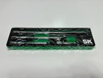 New Sk Professional Usa 3/8" Drive Wobble Knurled Extension Set 3 To 12" In Foam. Fixed Price $149.99.