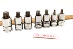 Snap-on Ftx55se-ftx27se T55-t27 3/8" Drive Torx 6 Piece Chrome Socket Set Usa. Fixed Price $199.99.