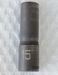 Matco Tools "adv" Cdp15m6v, 1/2" Dr. 15mm. Impact Socket, 3.2" Deep/high, 6pt.. Fixed Price $22.89.
