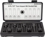 Bilitools 8-piece T35, T40, T45, T50, T55, T60, T70, T80, Torx Bit Socket Set. Fixed Price $38.85.