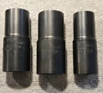 Blue Point Lsr2500plus 3pc 1/2" Squate Drive Lug/lock Flip Twist Socket Set W.... Fixed Price $90.00.