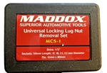 Maddox Mc5-1 Universal Locking Lug Nut Removal Set. Fixed Price $35.00.