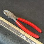 Snap On 87acp Red 7-1/2" Long Soft Cushion Grip Diagonal Cutting Pliers Euc Vtg. Fixed Price $48.56.