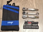 Disen Micro Ratchet Tool Set 1/4" Hex Bit + 1/4 Sq W/bits & Case. Fixed Price $61.37.