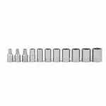 New Craftsman 1/4" Drive 11 Piece 6-pt Shallow Metric Socket Set Cmmt12041. Fixed Price $19.75.