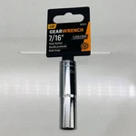 Gearwrench 80512 Deep Socket 7/16" 12-point 3/8" Drive Polished Alloy Steel. Fixed Price $22.55.