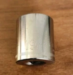 Craftsman 19mm Socket 6 Point 3/8" Drive Inverted G1. Fixed Price $9.50.