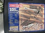 Vintage Craftsman 101pc Metric & Sae Socket Set 1/4" 3/8" 1/2" Drive 33101 Usa. Fixed Price $180.00.