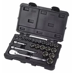Westward 53pn36 3/8" Drive Socket Set Metric 23 Pieces 6 Mm To 25 , Chrome. Fixed Price $57.39.