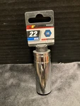 Performance Tool 22mm 1/2 Drive Deep Socket Chrome W32422 Lifetime Warranty. Fixed Price $5.99.