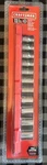 New Craftsman 1/2 Drive 11 Piece 12 Point Metric Set Size 10-19&21 Cmmt12047. Fixed Price $38.60.